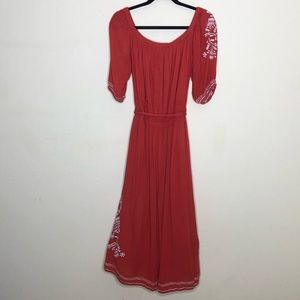 Red TULAROSA DRESS - M